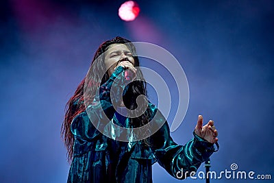 Italian singer Music Concert - Elisa - Back To The Future Live Tour 2022 Editorial Stock Photo