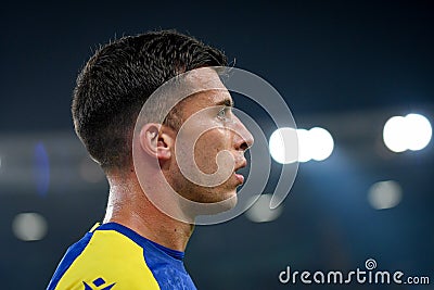 italian soccer Serie A match - Hellas Verona FC vs Juventus FC Editorial Stock Photo