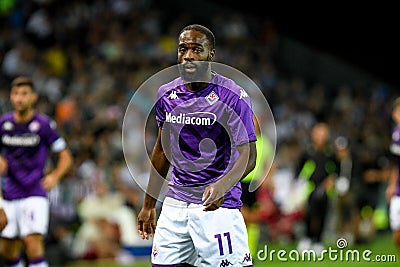 italian soccer Serie A match - Udinese Calcio vs ACF Fiorentina Editorial Stock Photo