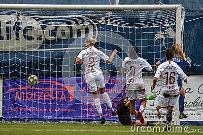 Italian Soccer Serie A Women Championship Empoli Ladies vs AS Roma Editorial Stock Photo