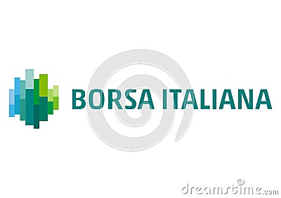 Italian Stock Exchange Logo Stock Photo