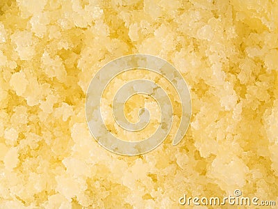 Italian summer dessert lemon granita food background Stock Photo