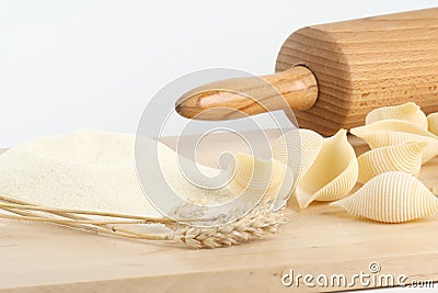 Italian traditional pasta Stock Photo