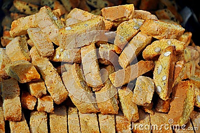 Italian tuscan cookies Stock Photo