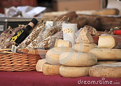 Italian typical food Stock Photo