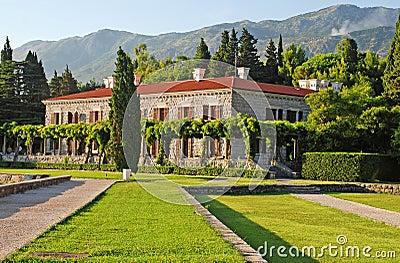 Italian villa Stock Photo