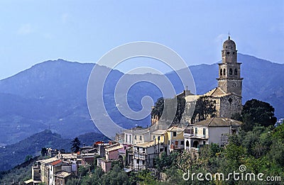 Italian village Stock Photo