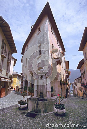 Italian village Stock Photo