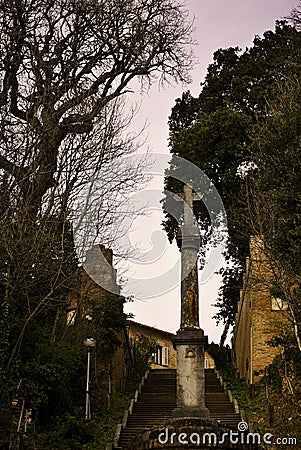 Italian village Stock Photo