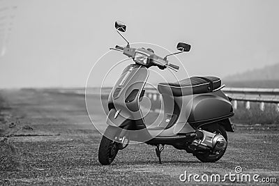 Italian vintage scooter Stock Photo