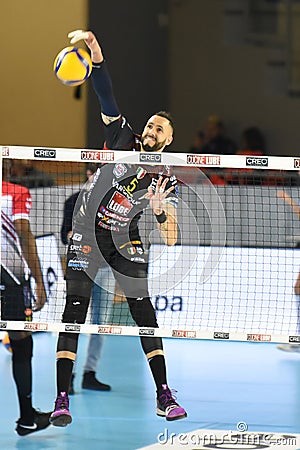 Italian Volleyball Men Cup Quarter Finals - Cucine Lube Civitanova vs Vero Volley Monza Editorial Stock Photo