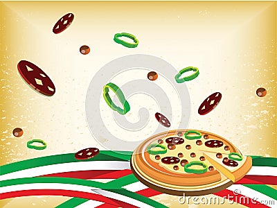 Italian Wallpaper Stock Photo