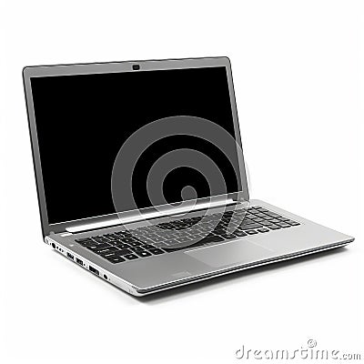 Italianate Flair Laptop: Long Distance, Deep Distance, Fawncore, And Matte Photo Stock Photo