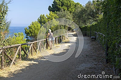 Italy, Campania , Cilento , San Marco di Castellabate Editorial Stock Photo