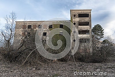 Italy, Cervia, abandoned structure Stock Photo