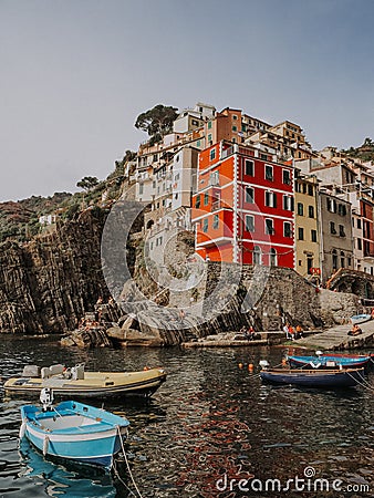 Italy. Cinque terra Editorial Stock Photo