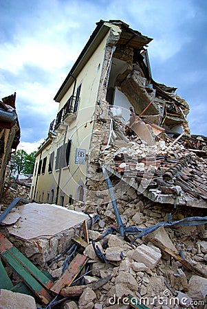 Italy earthquake Editorial Stock Photo