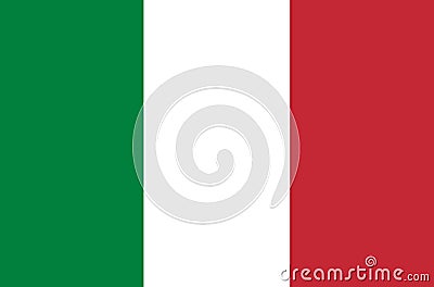 Italy flag vector.Illustration of Italy flag Vector Illustration