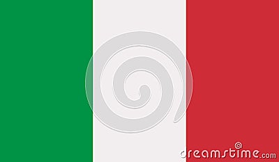 Italy flag vector Vector Illustration