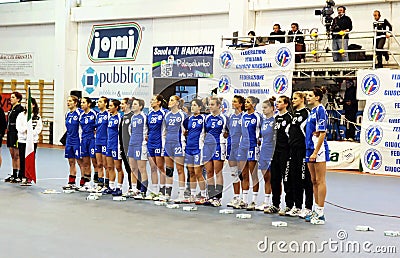 Italy handball Editorial Stock Photo