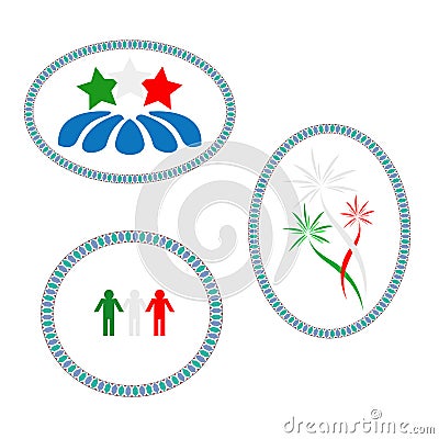 Italy icons Vector Illustration
