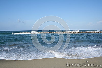 Italy. Island Ischia. Beach Stock Photo