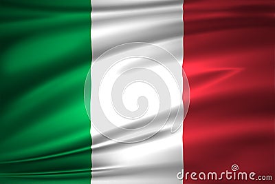 Italy flag illustration Cartoon Illustration