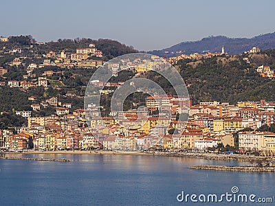 Italy, Liguria, La Spezia district, the San Terenzo village. Editorial Stock Photo