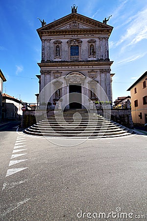 Italy lombardy in the caronno varesino old closed br Stock Photo