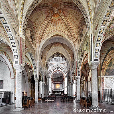 Italy - Lombardy - Milan - the Santa Maria delle Grazie church Editorial Stock Photo