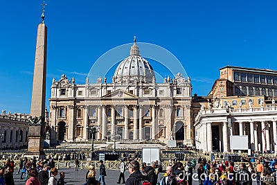 Italy, rome, st. peters basilica Editorial Stock Photo