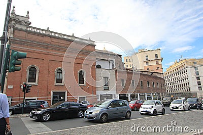 Car, landmark, building, neighbourhood, property, town, family, transport, metropolitan, area, plaza, vehicle, city, sedan, downto Editorial Stock Photo