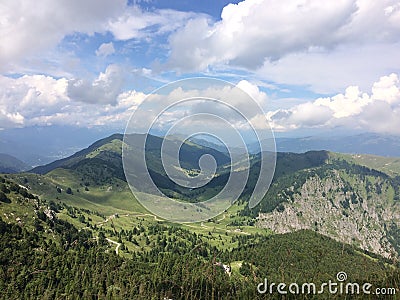 Italy, Sacrario di Cima Grappa, travel 2018, montania, Austria-Hungary Stock Photo