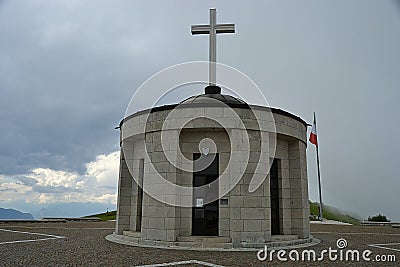 Italy, Sacrario di Cima Grappa, travel 2018, mountain Stock Photo