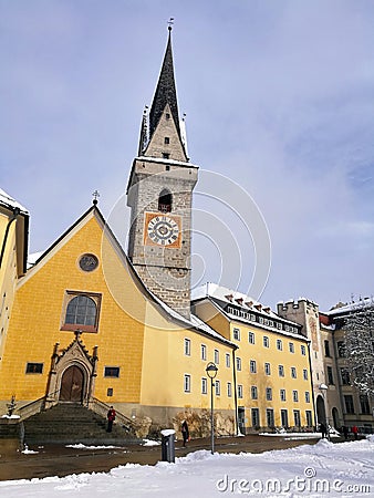 Italy, Trentino Alto Adige, Bolzano, Brunico, the Ursuline convent Stock Photo