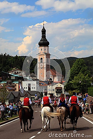 Italy,Trentino Alto Adige, Castelrotto Editorial Stock Photo