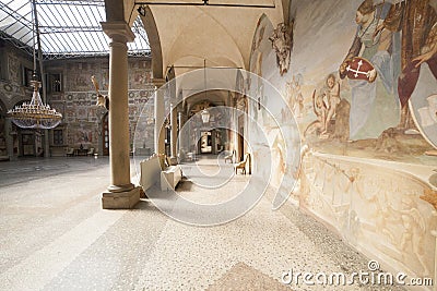 Italy, Tuscany, Florence, Petraia villa. Editorial Stock Photo