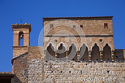 Italy,Tuscany, San Gimignano village Stock Photo