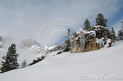 Italy. Val di Fassa. Dolomites Alps Stock Photo