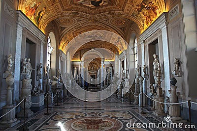 Italy. Vatican Museums Editorial Stock Photo