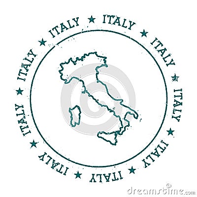 Italy vector map. Vector Illustration