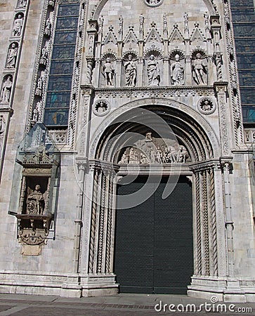 Italy. Venice. St Mark's Basilica. details Editorial Stock Photo