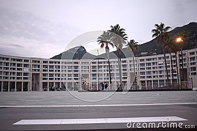 Italy : View of Liberty Square in Salerno downtown,November 12,2021 Editorial Stock Photo