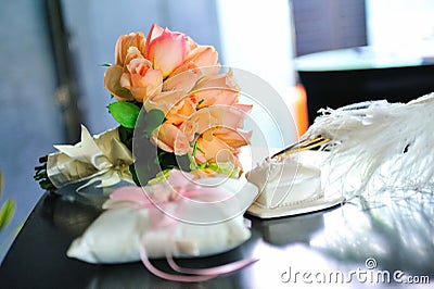 Items for wedding matrimony Stock Photo