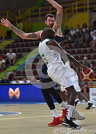 Iternational Basketball Teams Verona Basketball Cup - Russia Vs Senegal Editorial Stock Photo
