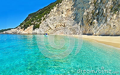 Ithaca beach Ionian islands Greece Stock Photo