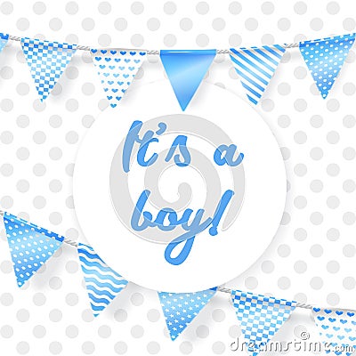 Its a boy Vector Illustration