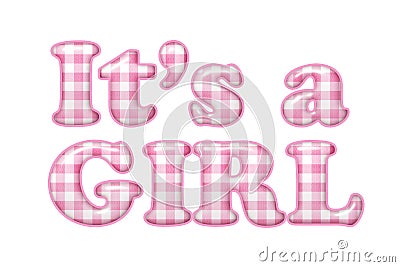 Its a girl Stock Photo