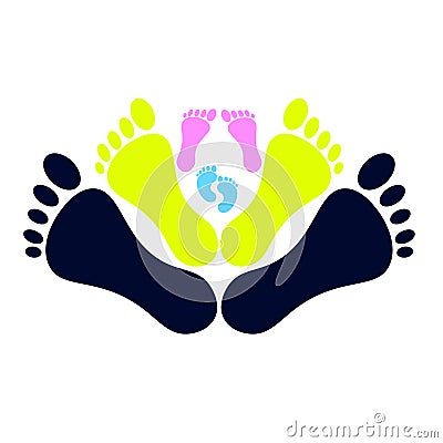 Its our family icon Vector Illustration