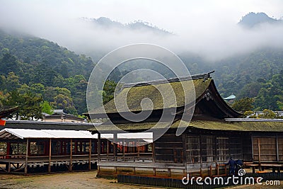 Itsukushima Shrine, Miyajima, Japan Editorial Stock Photo